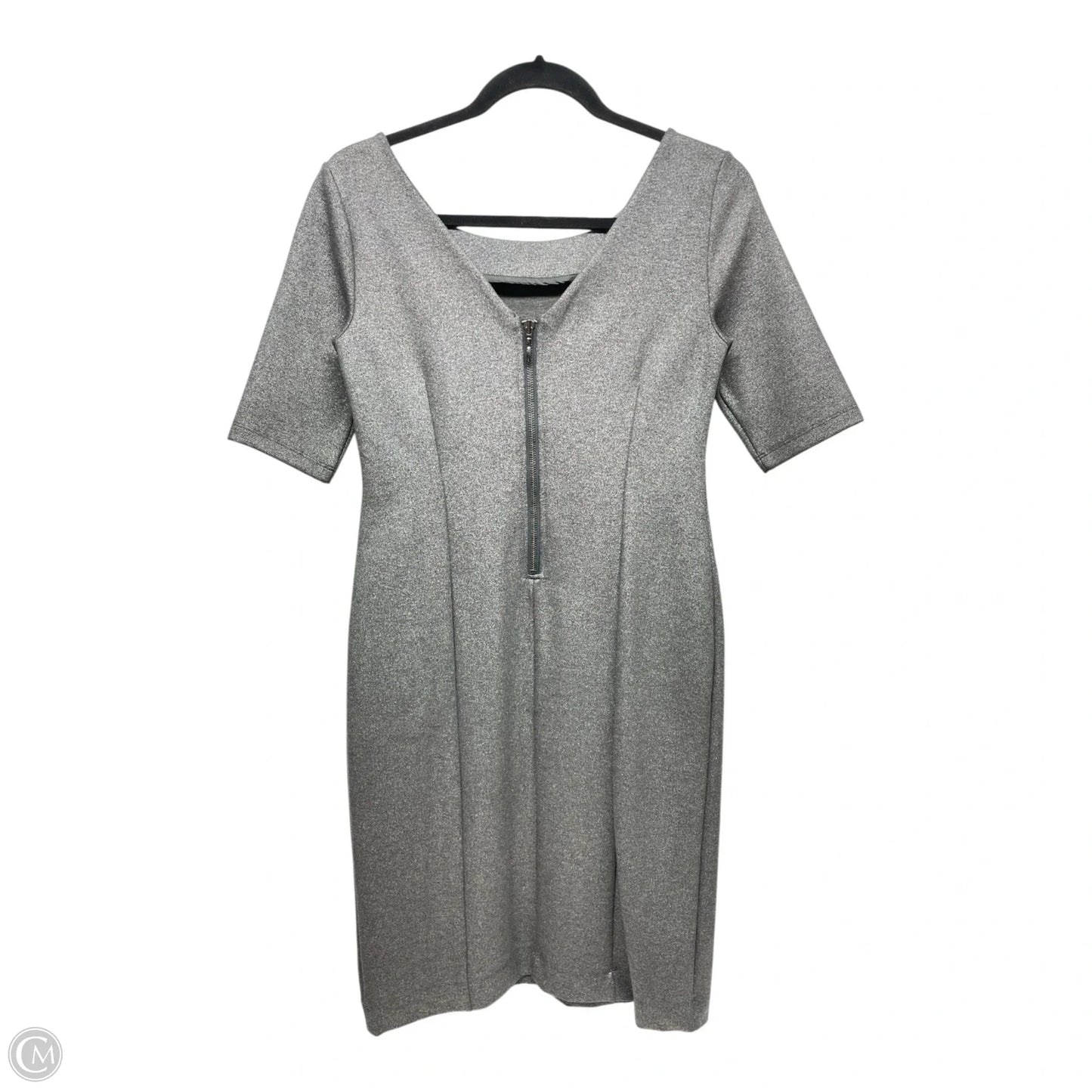 Dress Party Short By Banana Republic In Silver, Size: 2