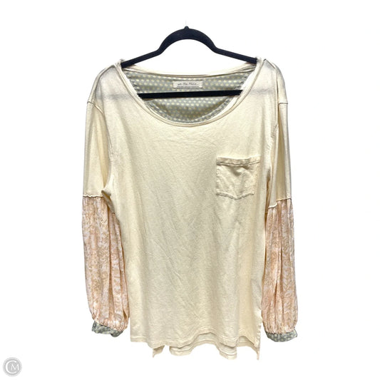 Top Long Sleeve By We The Free In Cream, Size: Xs