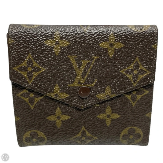 Wallet Luxury Designer By Louis Vuitton, Size: Small