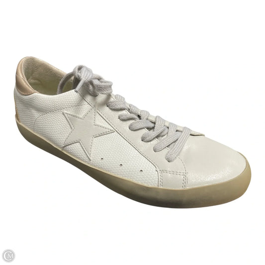 Shoes Sneakers By Shu Shop In Gold & White, Size: 10
