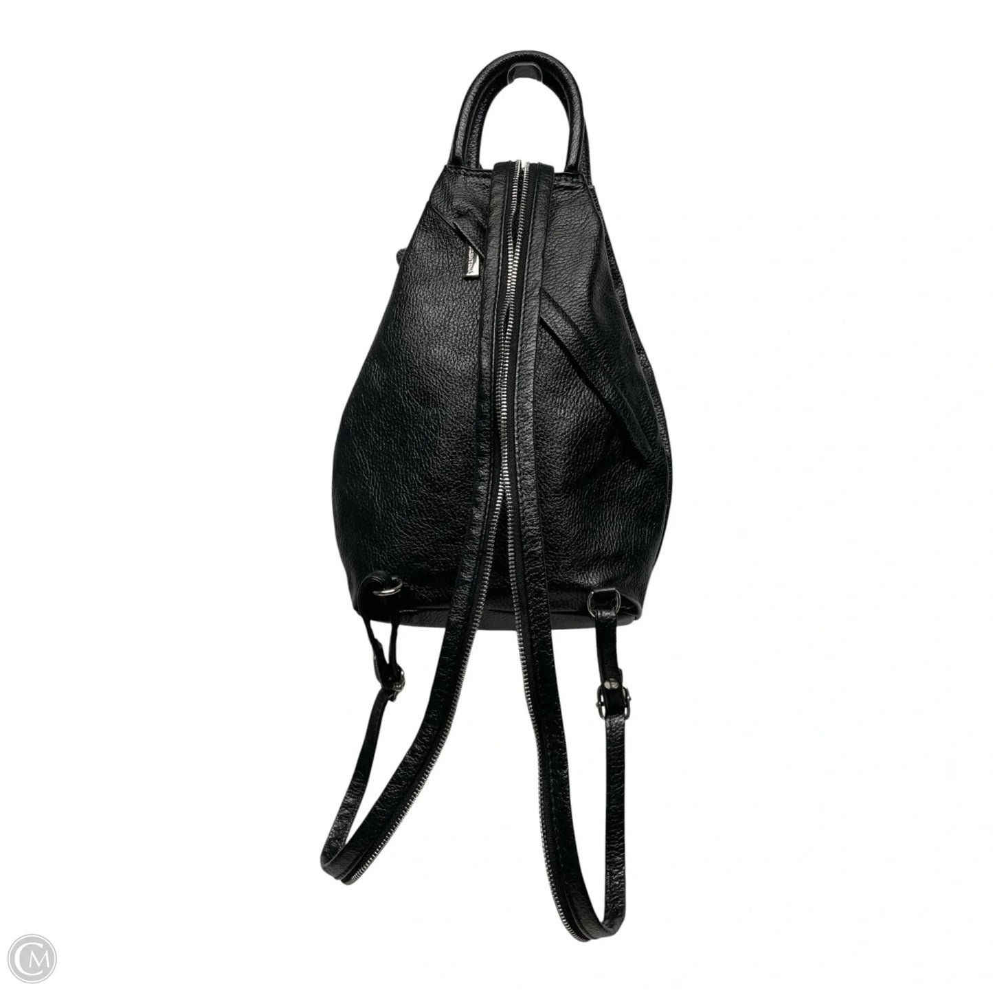 Backpack Leather By Valentina, Size: Medium