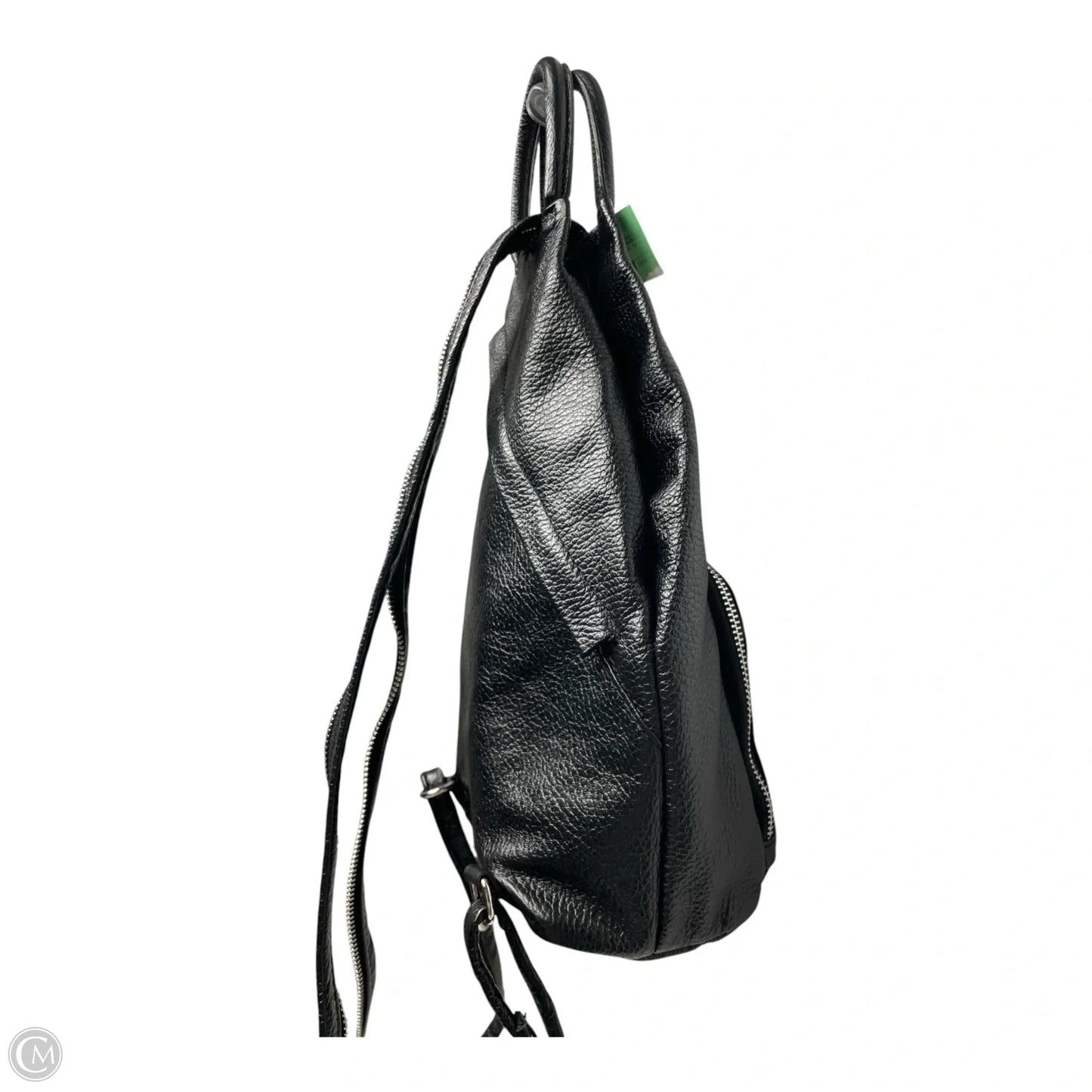 Backpack Leather By Valentina, Size: Medium