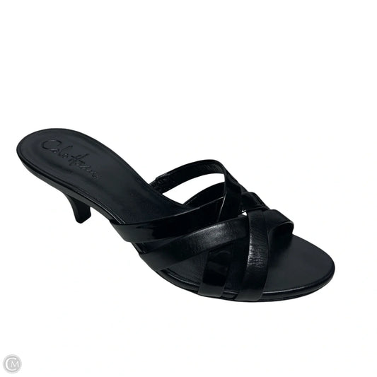 Sandals Heels Kitten By Cole-haan In Black, Size: 6.5