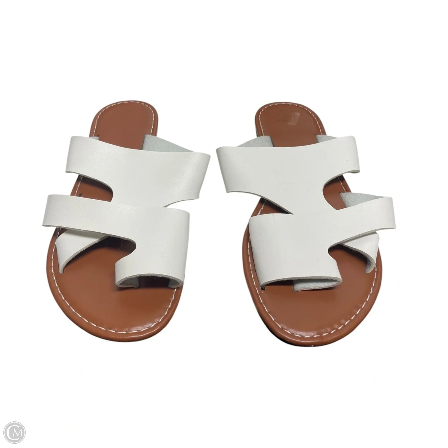 Sandals Flats By Cme In White, Size: 9