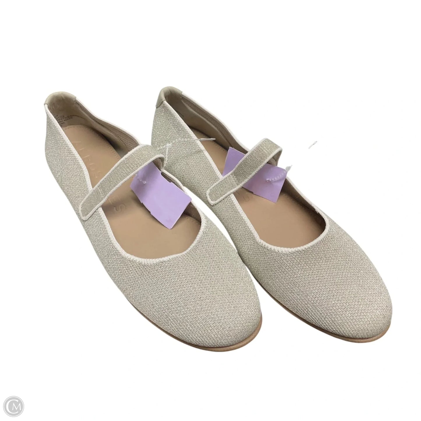Shoes Flats By Aerosoles In Gold, Size: 9