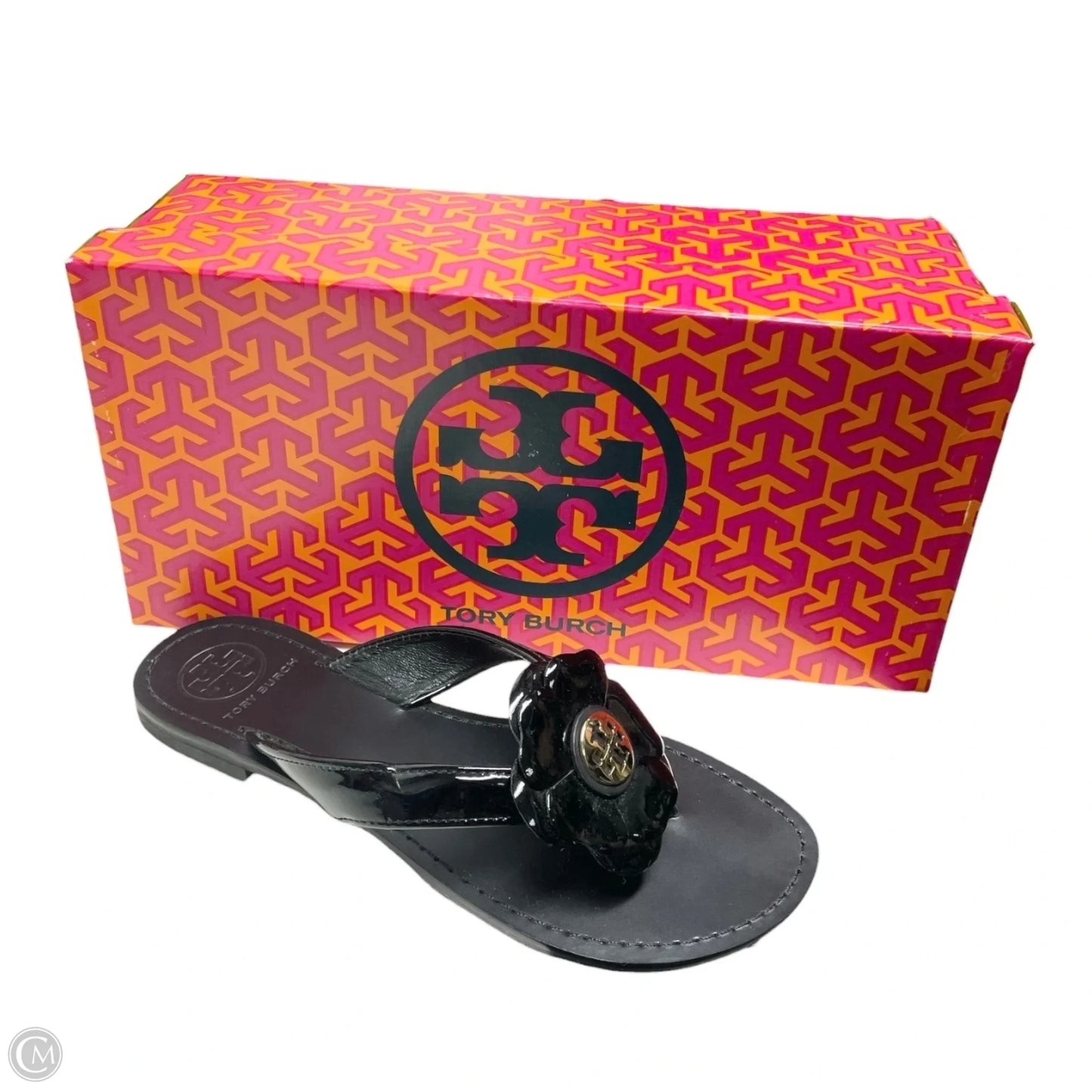 Sandals Designer By Tory Burch In Black, Size: 6.5