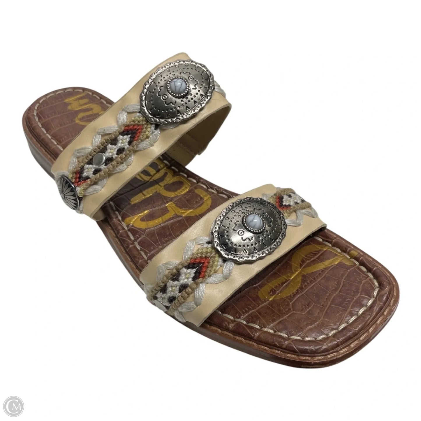 Sandals Flats By Sam Edelman In Cream, Size: 8
