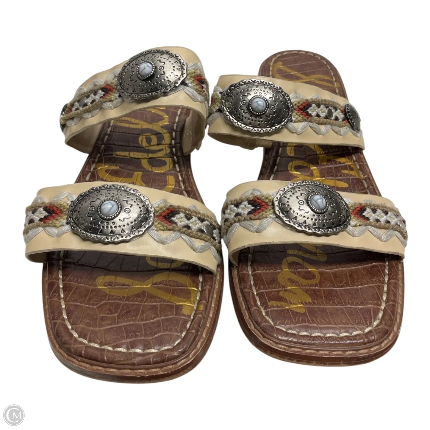 Sandals Flats By Sam Edelman In Cream, Size: 8