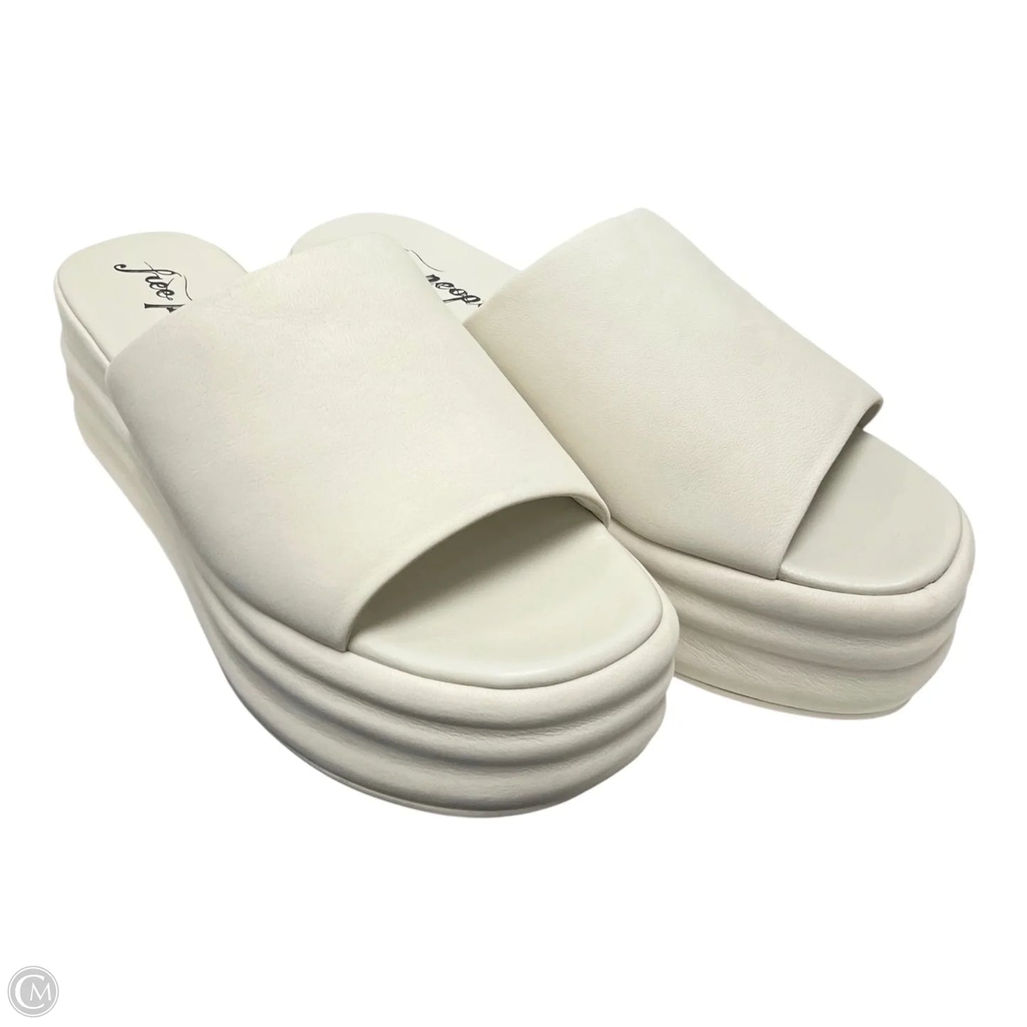 Sandals Heels Platform By Free People In Cream, Size: 9