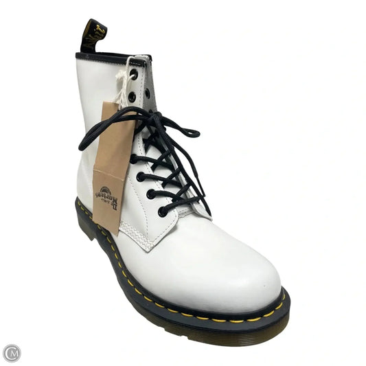 Boots Combat By Dr Martens In White, Size: 10