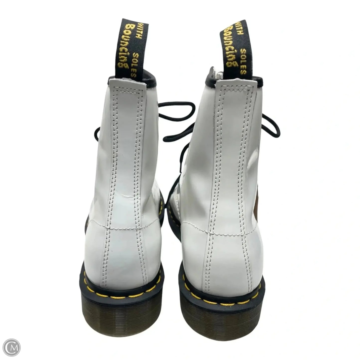 Boots Combat By Dr Martens In White, Size: 10