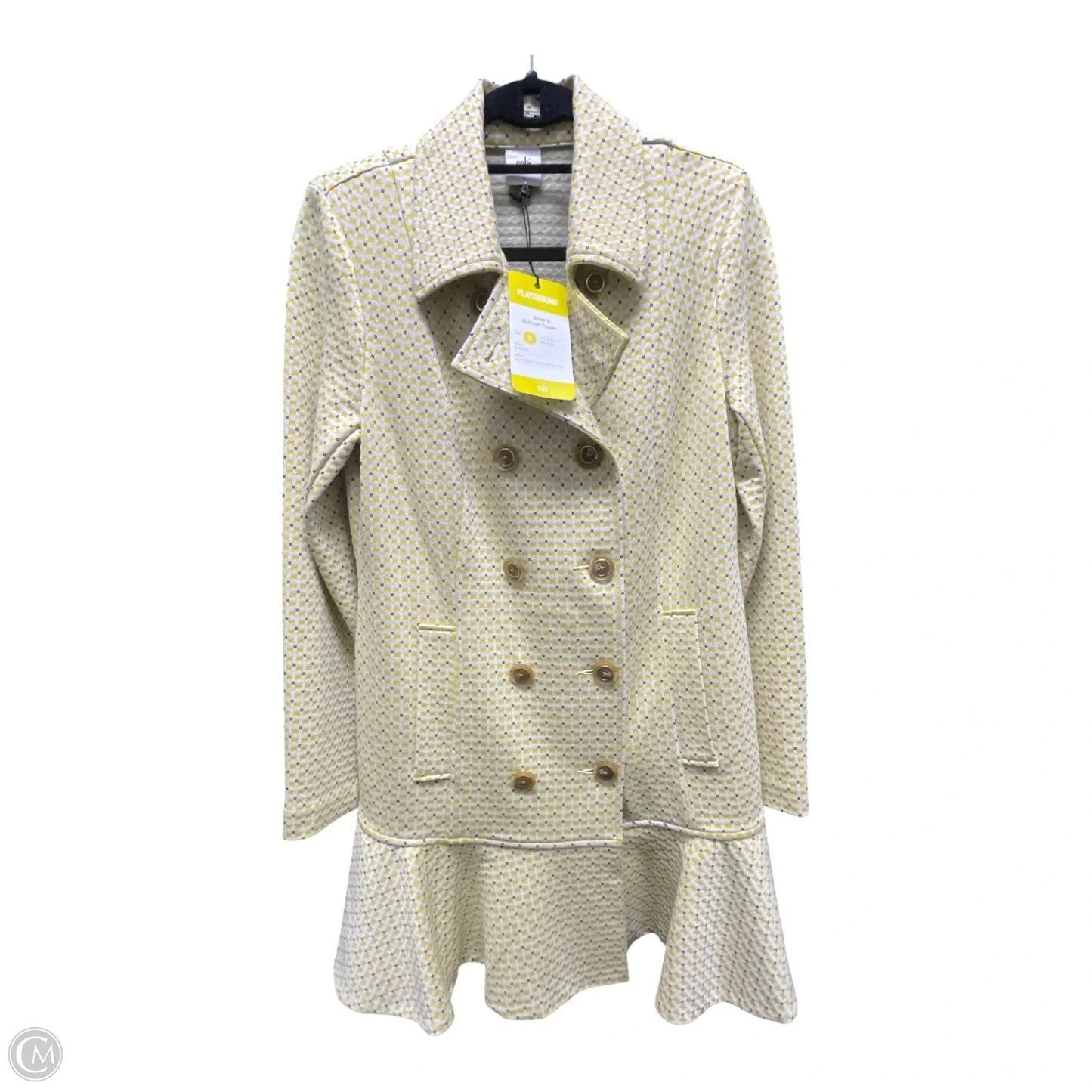 Jacket Other By Cabi In Cream & Yellow, Size: S