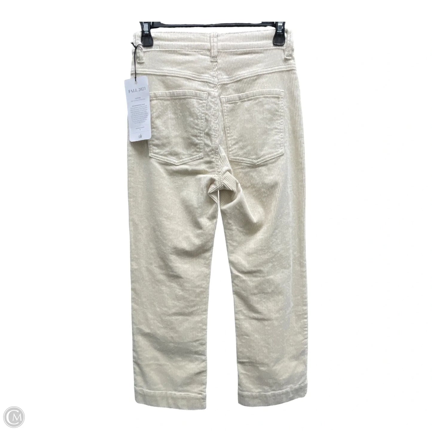Pants Corduroy By Cabi In Cream, Size: 0