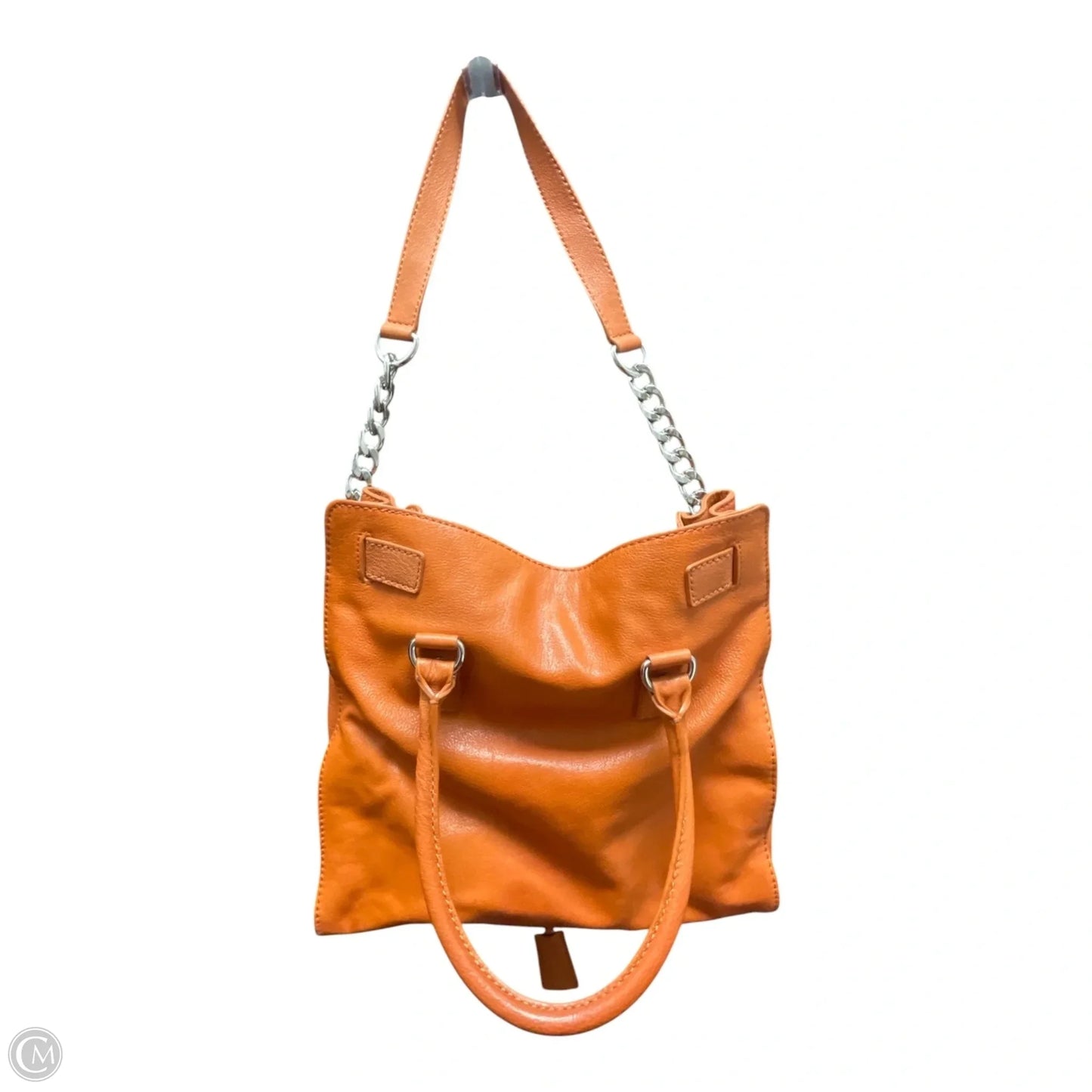 Handbag Leather By Michael By Michael Kors, Size: Large