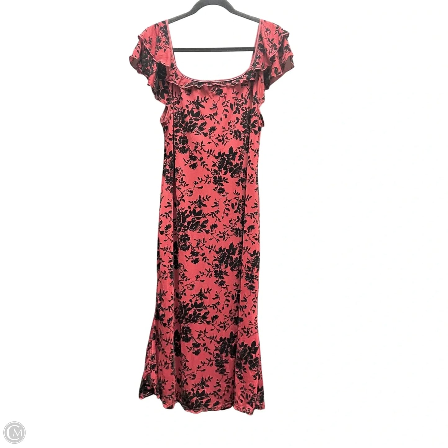 Dress Party Midi By Bloomchic In Maroon, Size: 16
