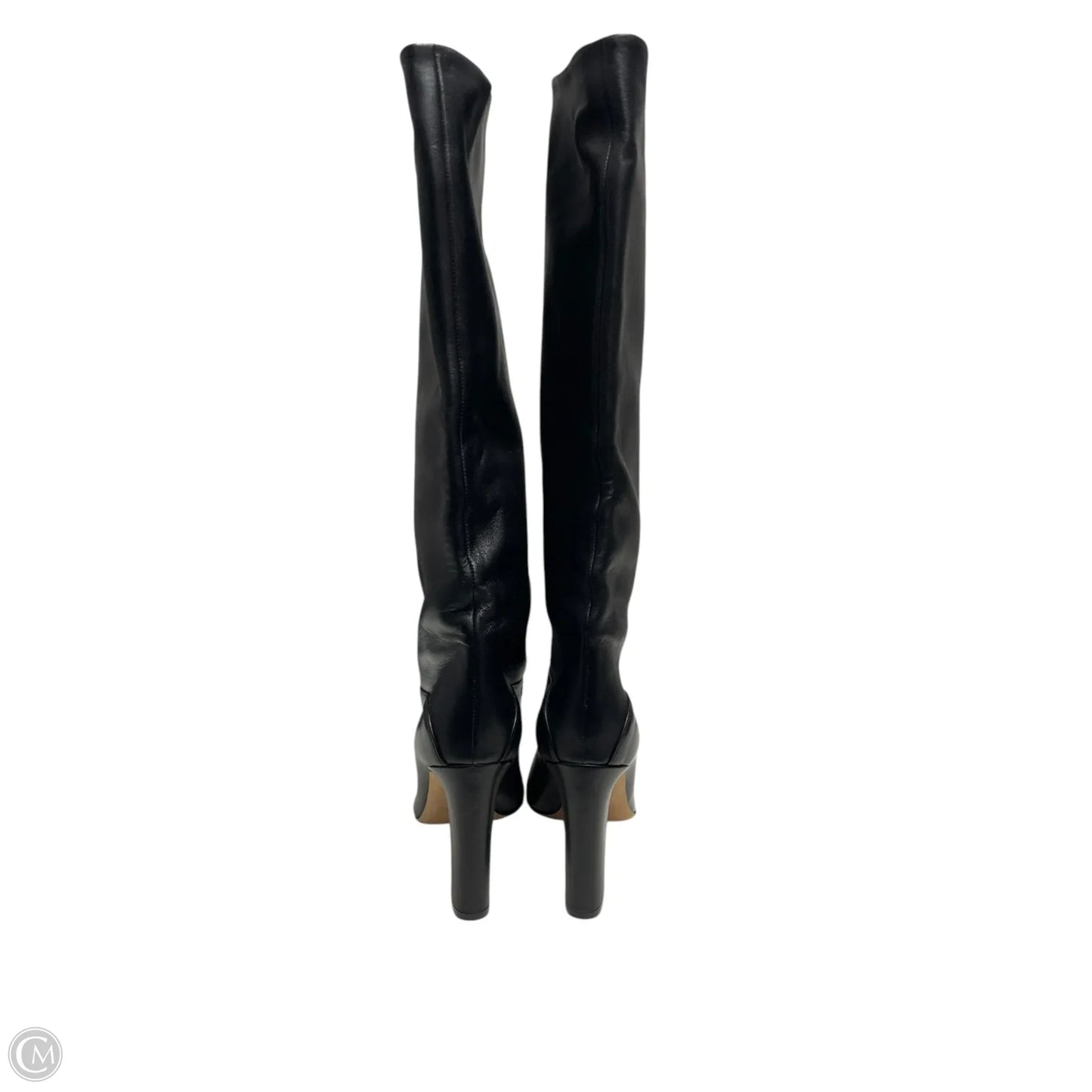 Boots Knee Heels By PARIS TEXAS In Black, Size: 8