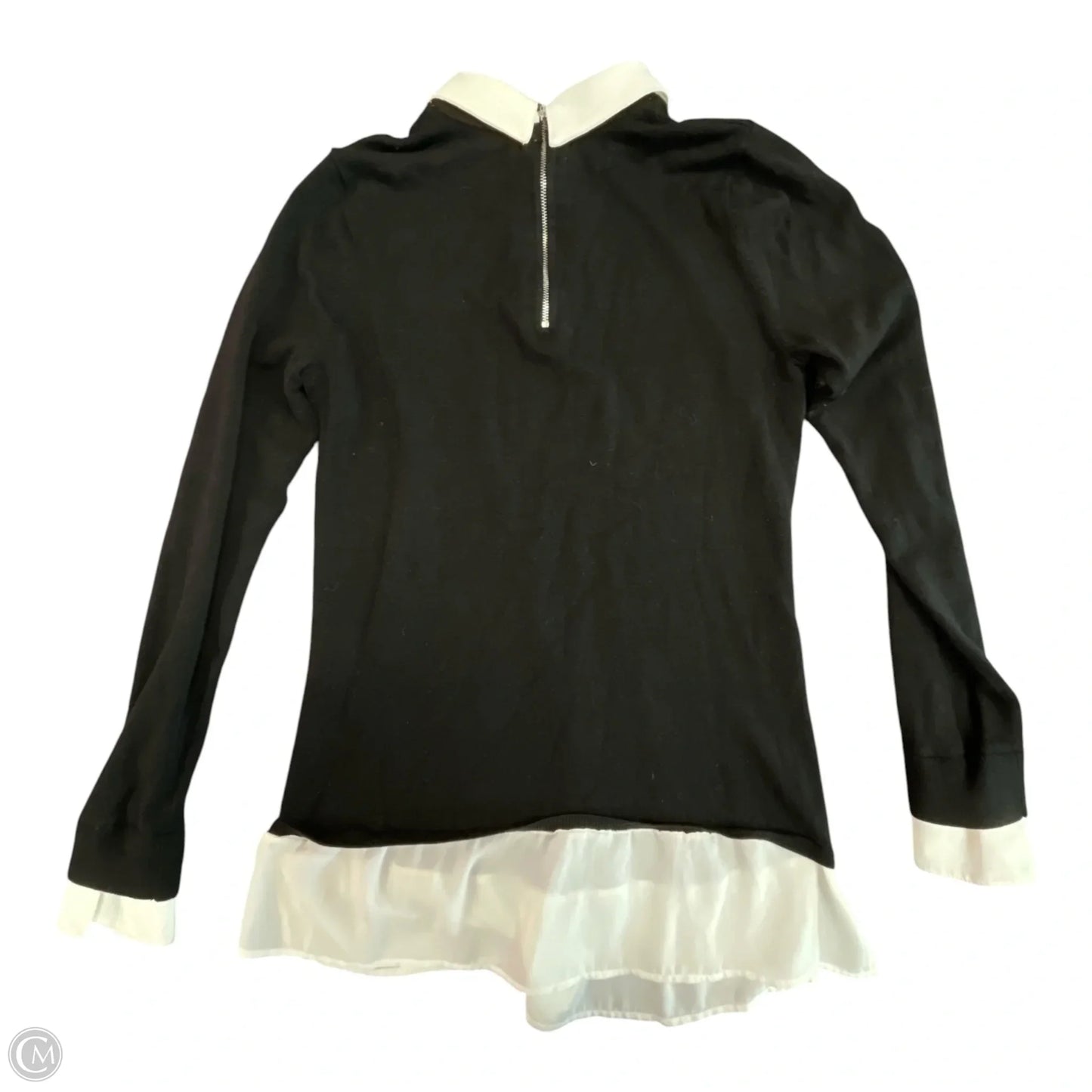 Sweater By White House Black Market In Black & Cream, Size: S
