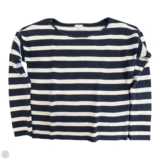 Sweater By Gap In Blue & White, Size: M