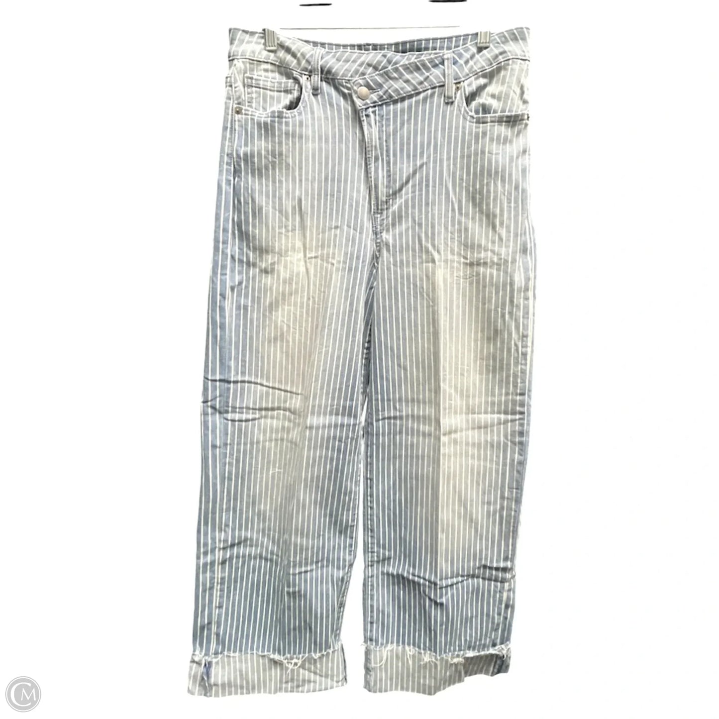 Jeans Wide Leg By Aqua In Blue Denim, Size: 12