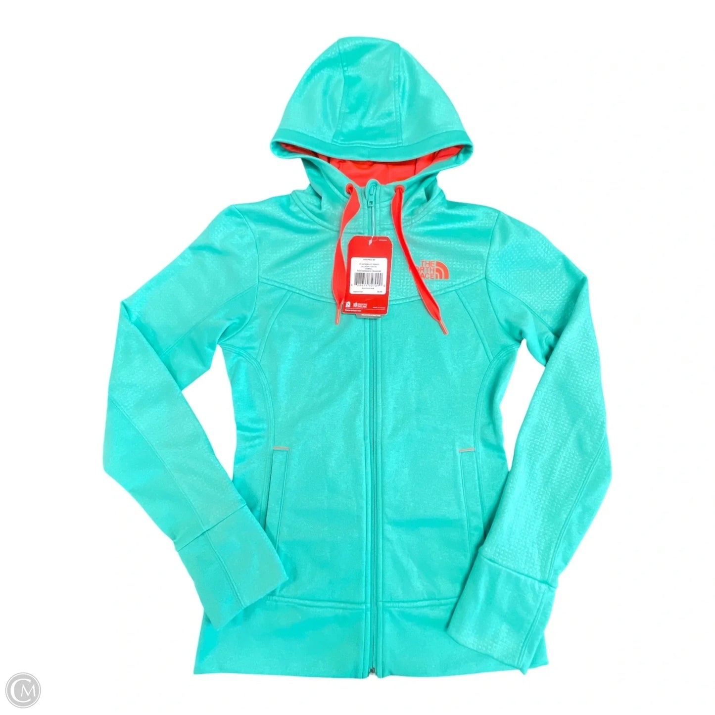 Athletic Jacket By The North Face In Green, Size: Xs