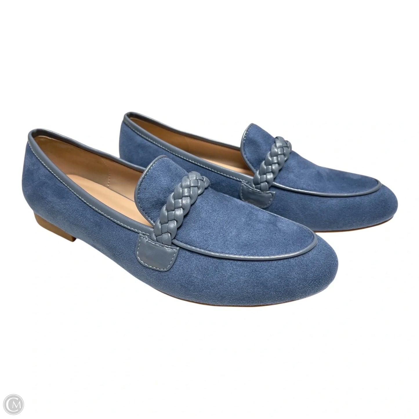 Shoes Flats By Clothes Mentor In Blue, Size: 7.5