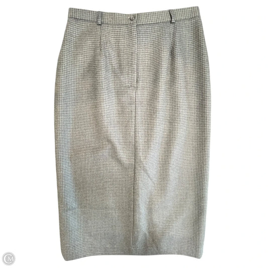 Skirt Midi By Talbots In Black & Grey, Size: 14