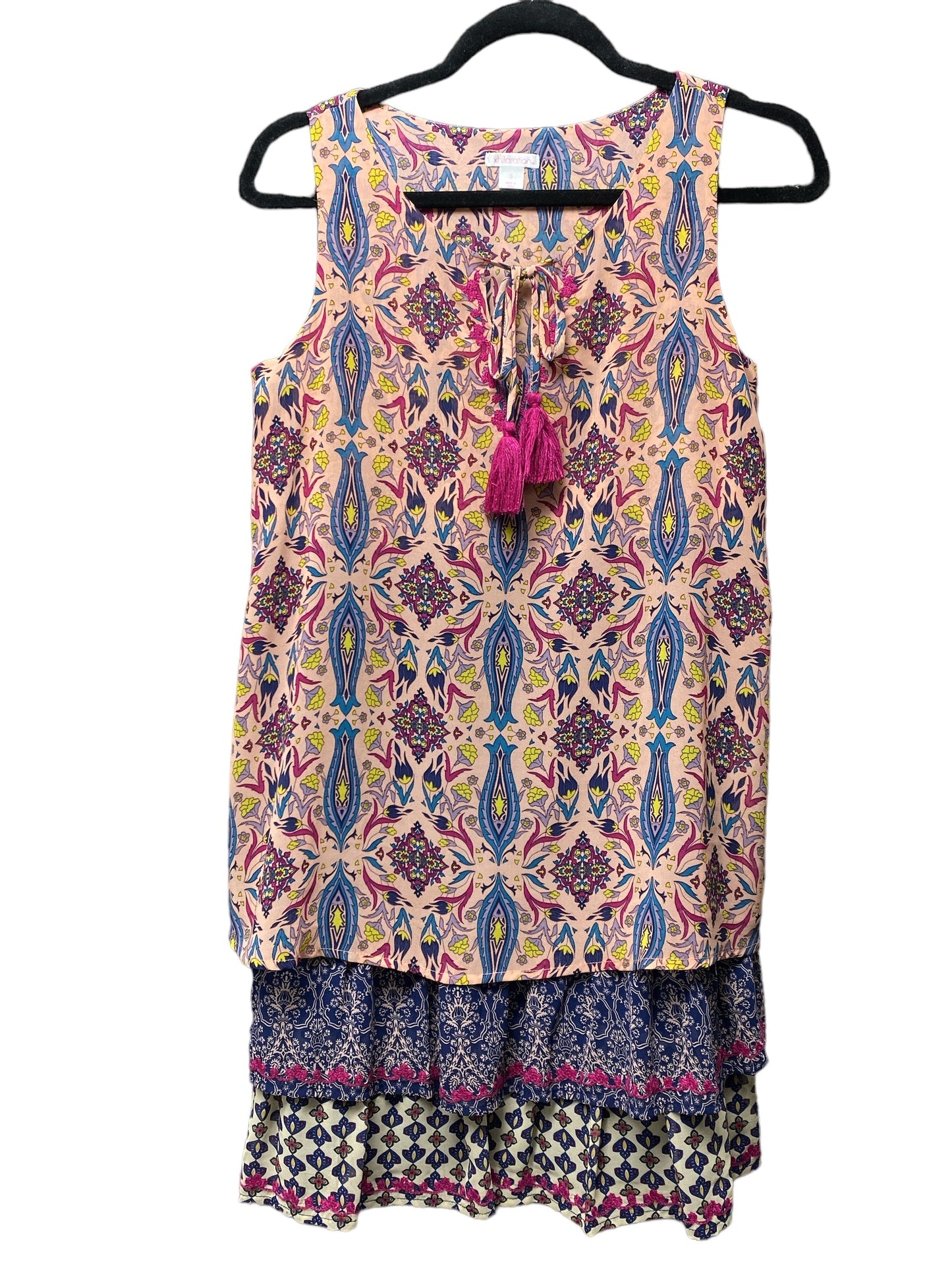 Multi-colored Dress Casual Short Xhilaration, Size S