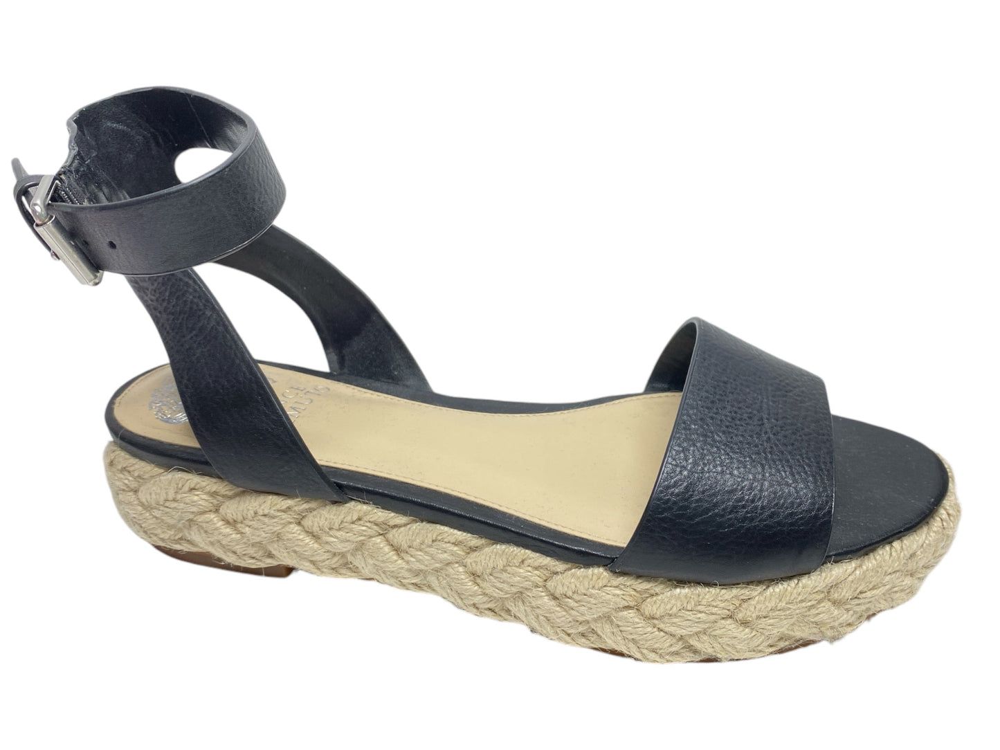 Sandals Flats By Vince Camuto In Black, Size: 7.5