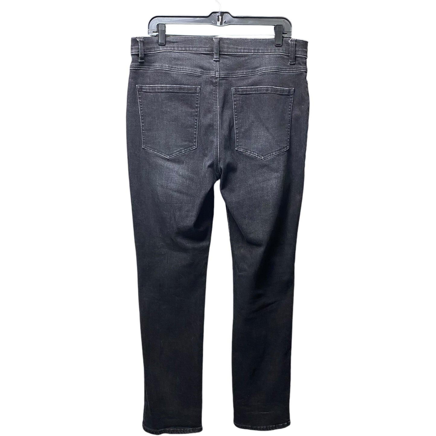 Jeans Straight By Cabi In Black Denim, Size: 12