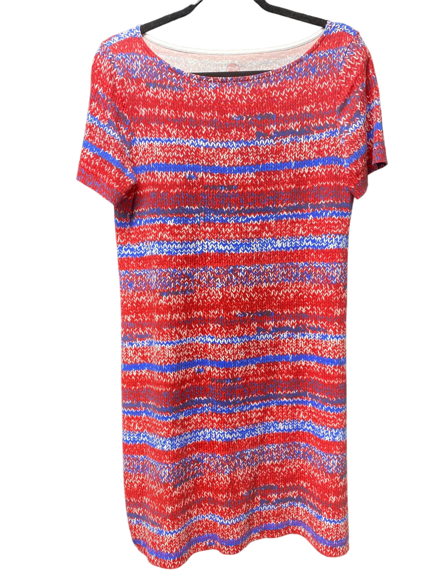 Blue & Red Dress Designer Tory Burch, Size M