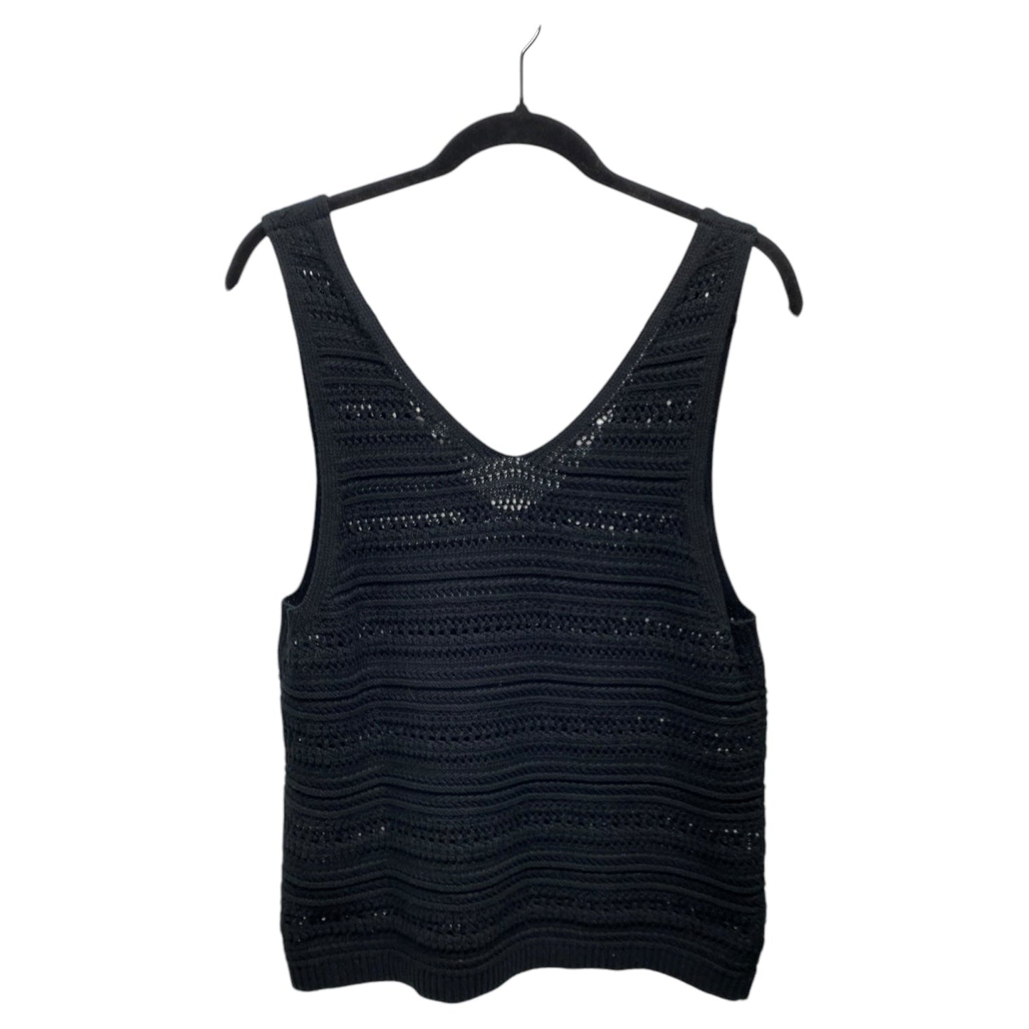 Vest Sweater By Gap In Black, Size: M