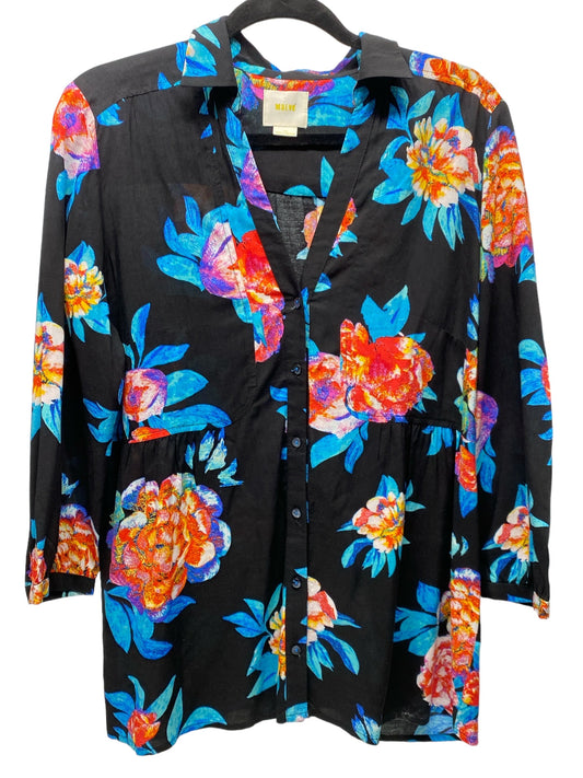 Top Long Sleeve By Maeve In Floral Print, Size: 12