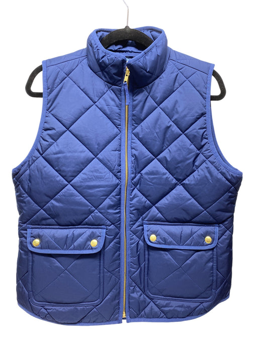 Navy Vest Puffer & Quilted J. Crew, Size M