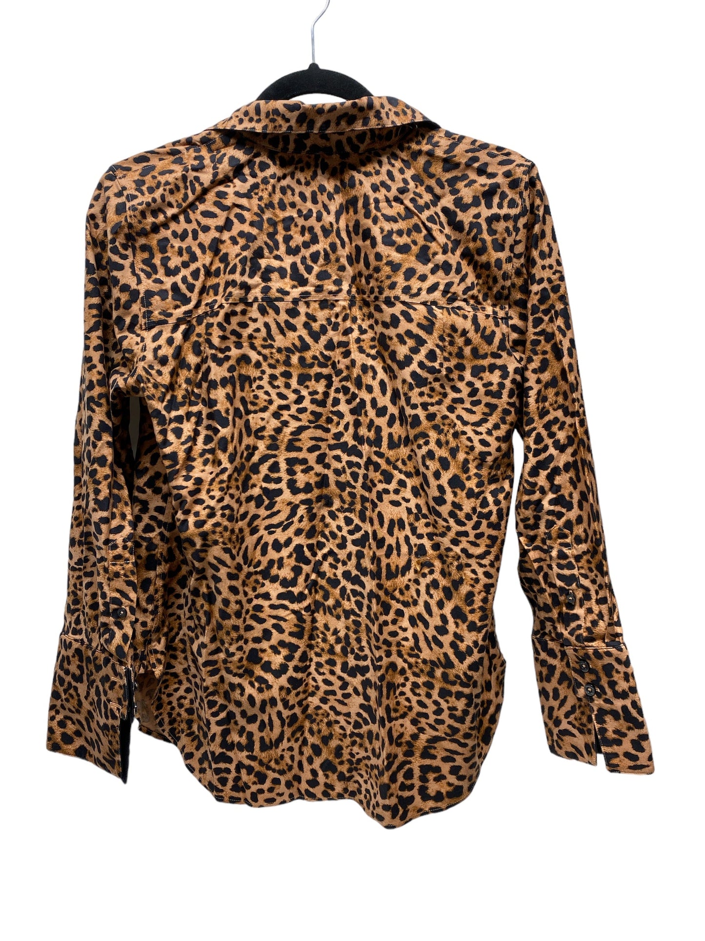 Animal Print Top Long Sleeve Chicos, Size S