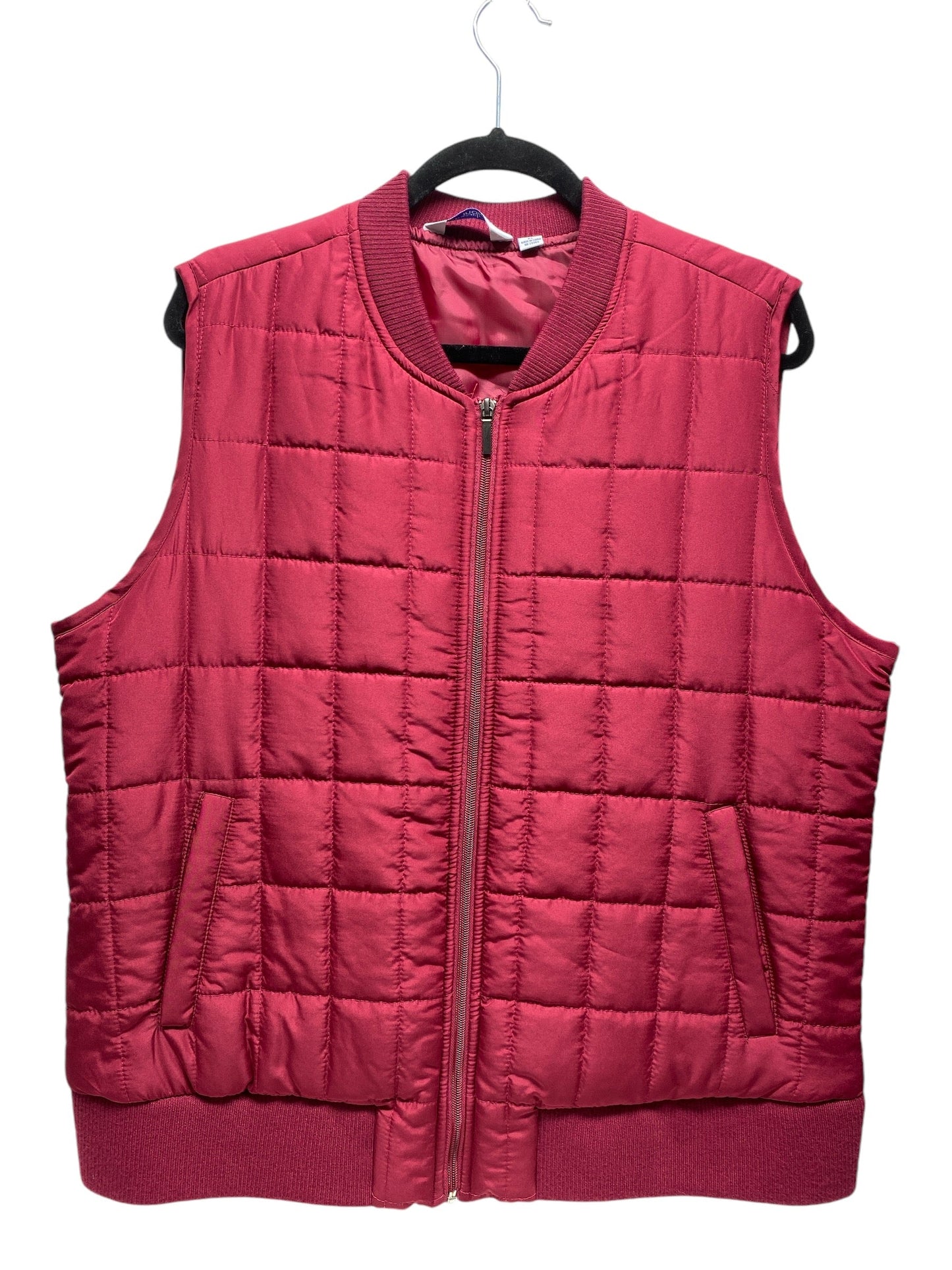 Vest Puffer & Quilted By Indigo In Pink, Size: Xl