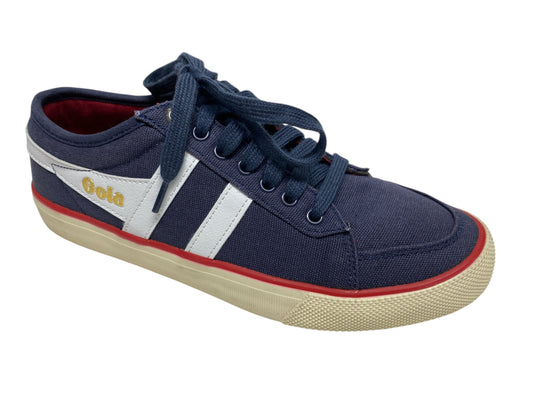 Shoes Sneakers By Gola In Blue Red & White, Size: 8