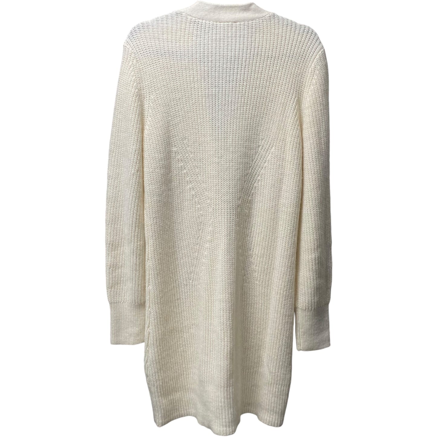 Sweater Cardigan By Cabi In Cream, Size: L