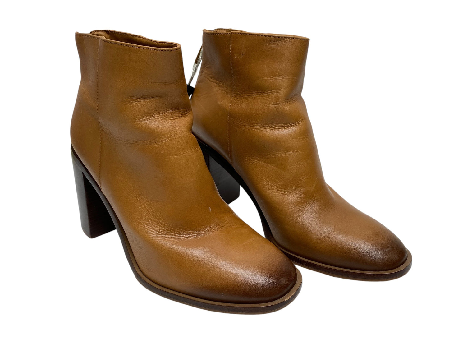 Boots Ankle Heels By Antonio Melani In Caramel, Size: 8.5