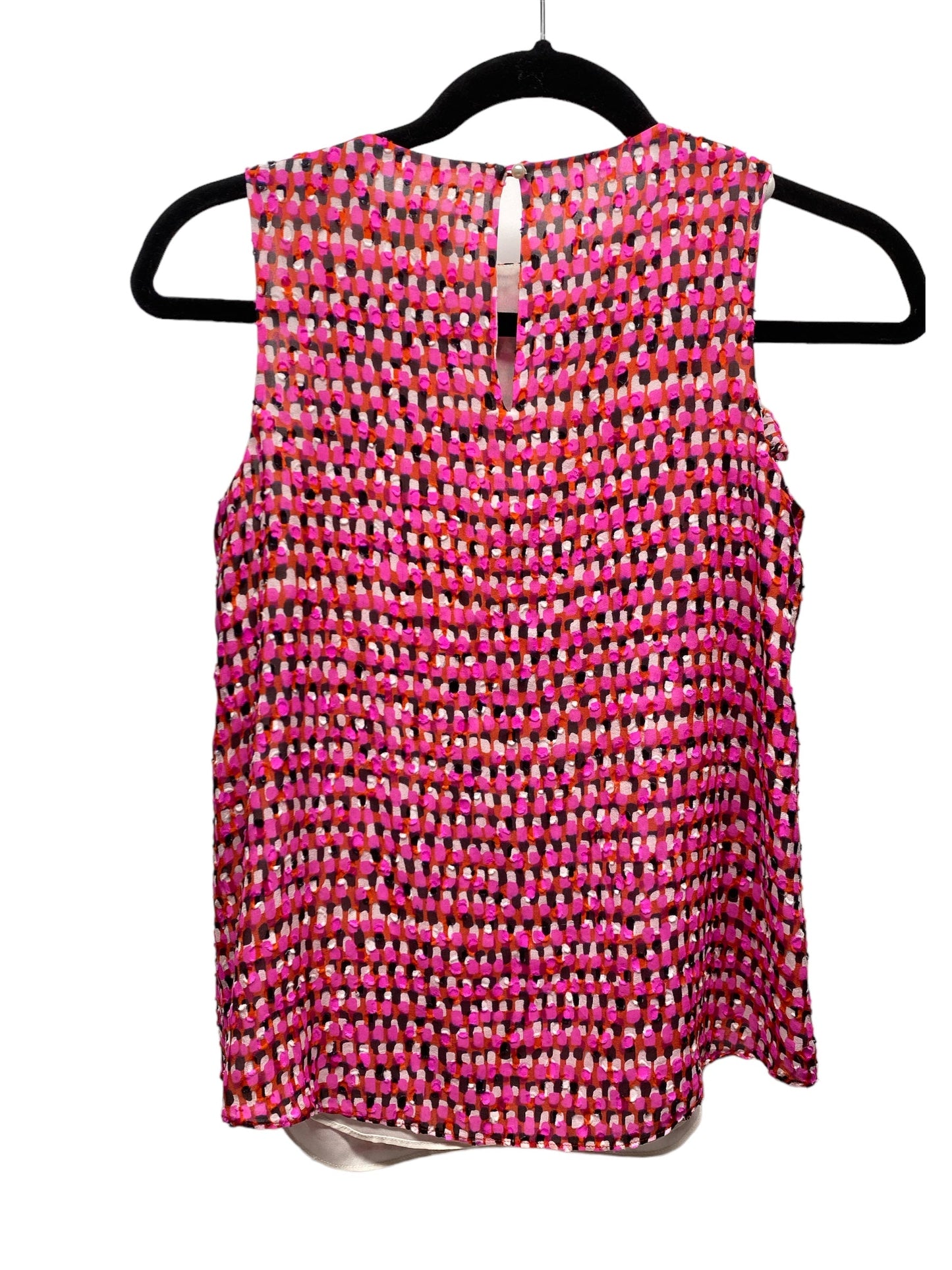 Pink & Red Top Sleeveless Designer Kate Spade, Size Xxs