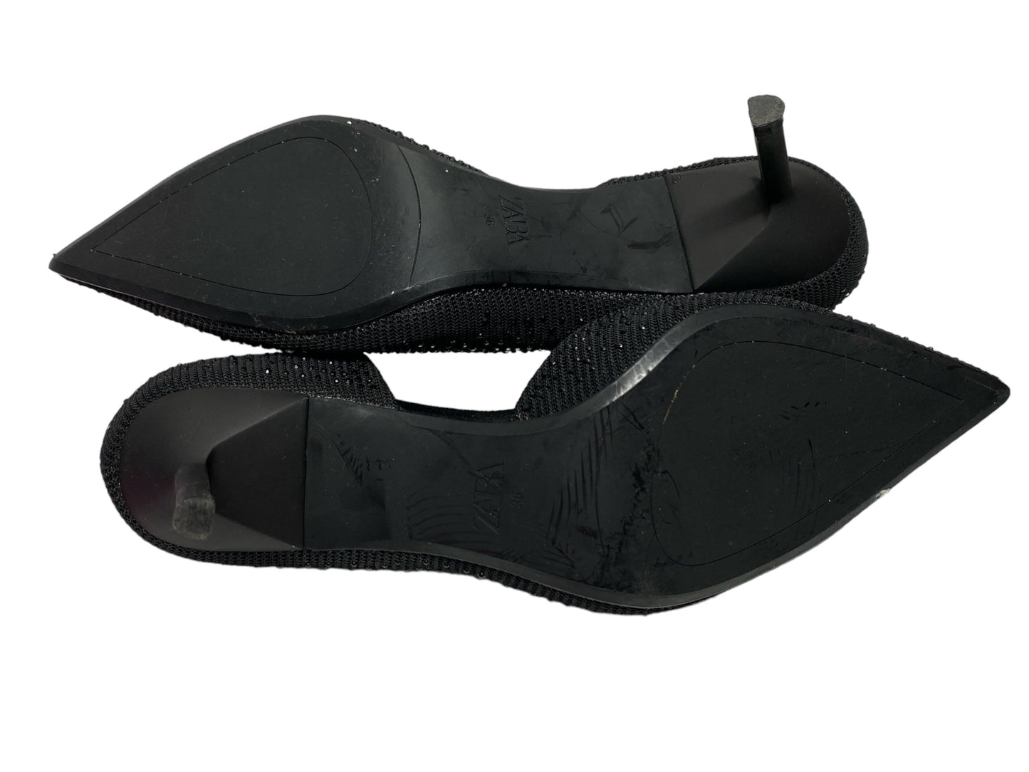 Black Shoes Heels Stiletto Zara, Size 5.5