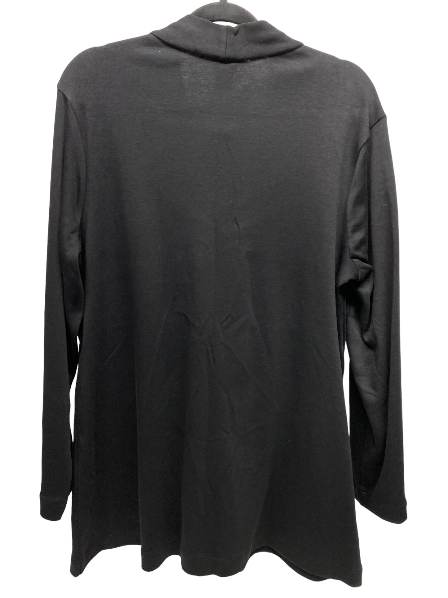 Top Long Sleeve By Chicos In Black, Size: L