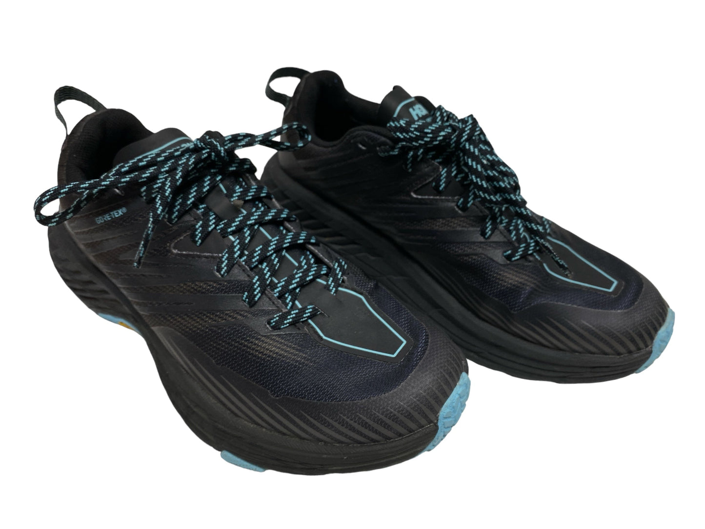 Black & Blue Shoes Athletic Hoka, Size 7