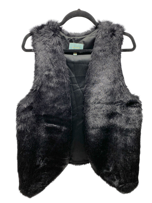 Vest Faux Fur & Sherpa By Skies Are Blue In Black, Size: M