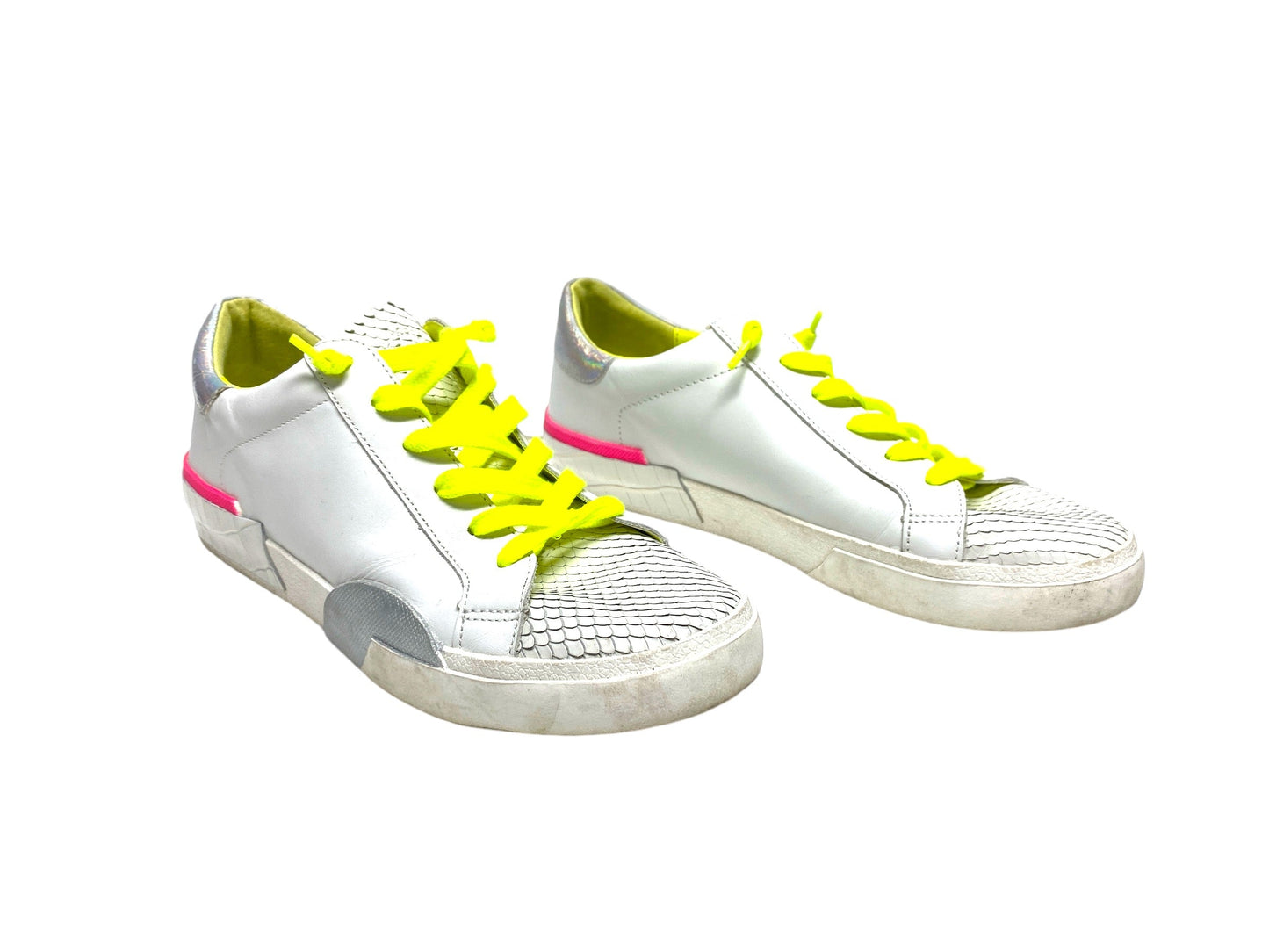 Shoes Sneakers By Dolce Vita In Pink & Yellow, Size: 9