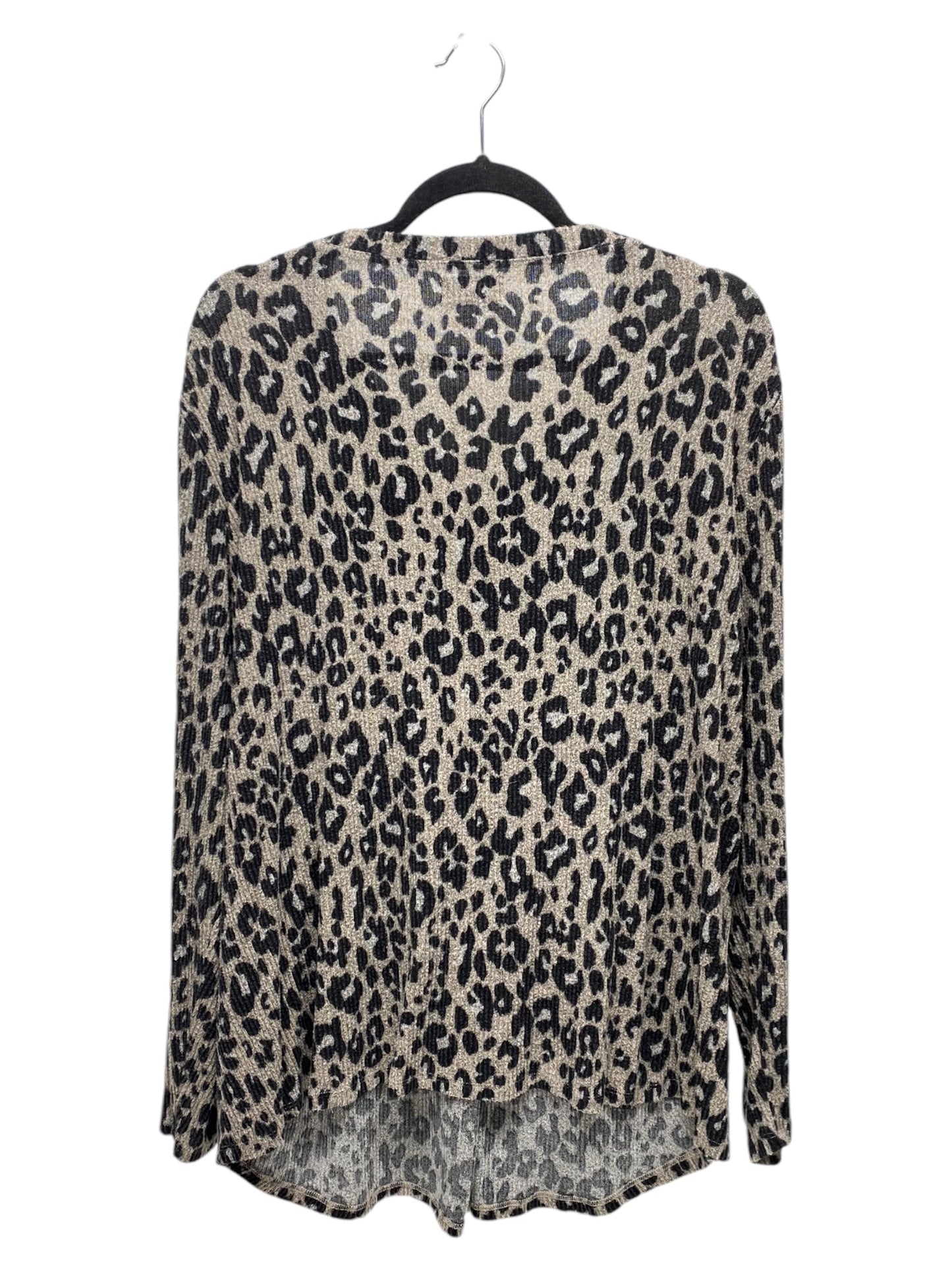 Top Long Sleeve By Maurices In Animal Print, Size: 3x