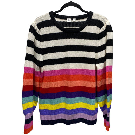 Sweater By Gap In Rainbow Print, Size: L