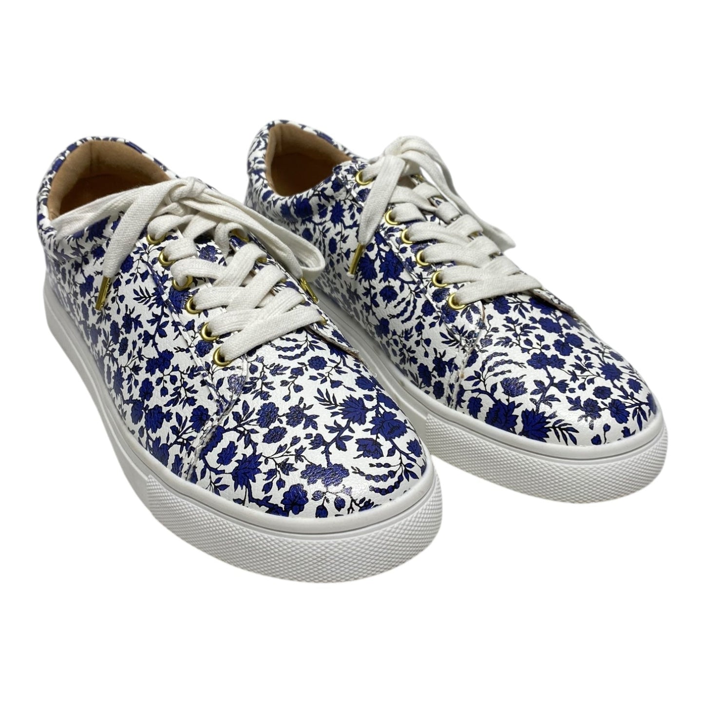 Shoes Sneakers By Loft In Floral Print, Size: 9.5