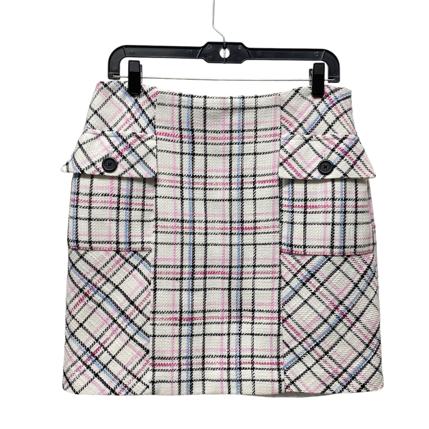 Skirt Designer By Karl Lagerfeld In Plaid Pattern, Size: 8