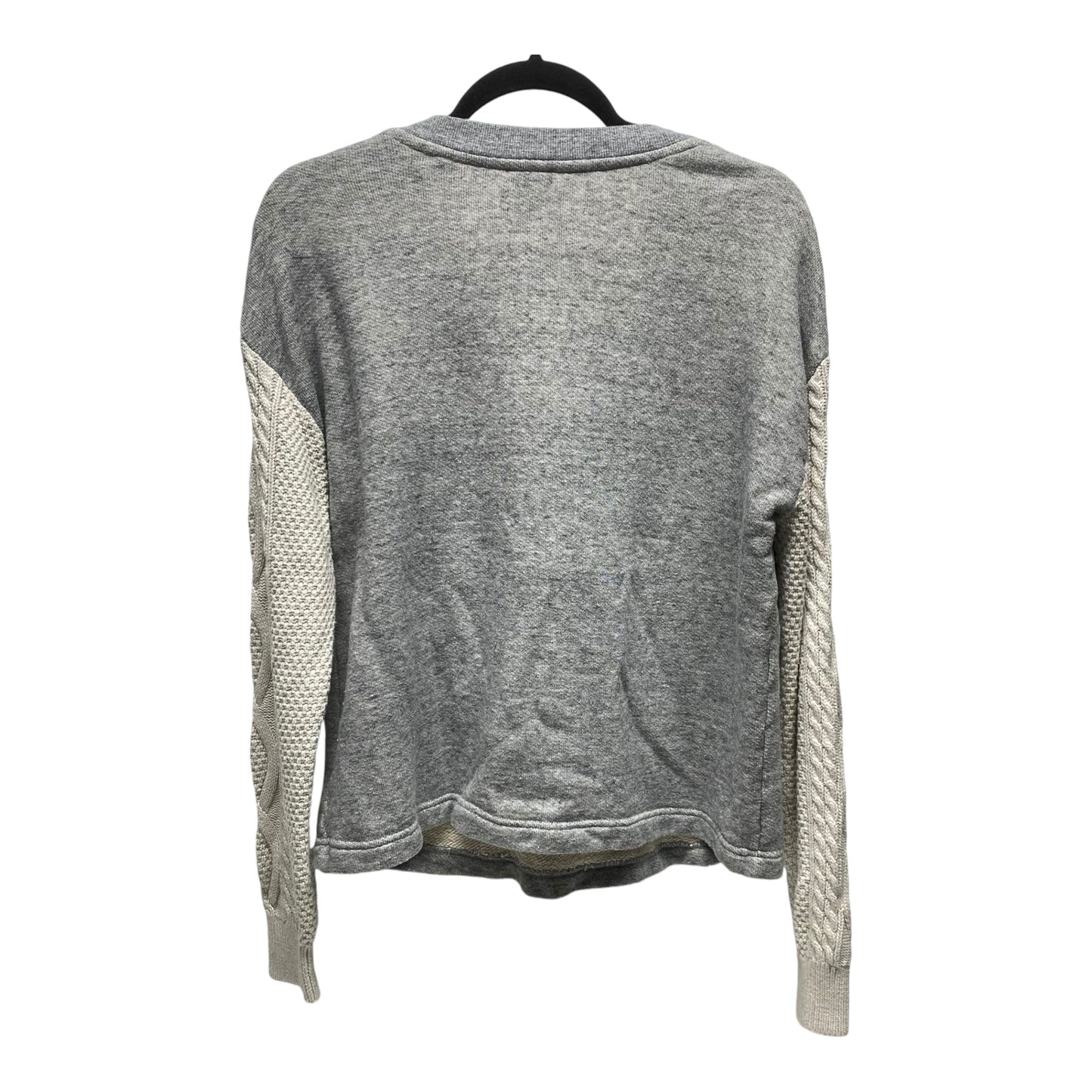 Sweater By Cabi In Cream & Grey, Size: M