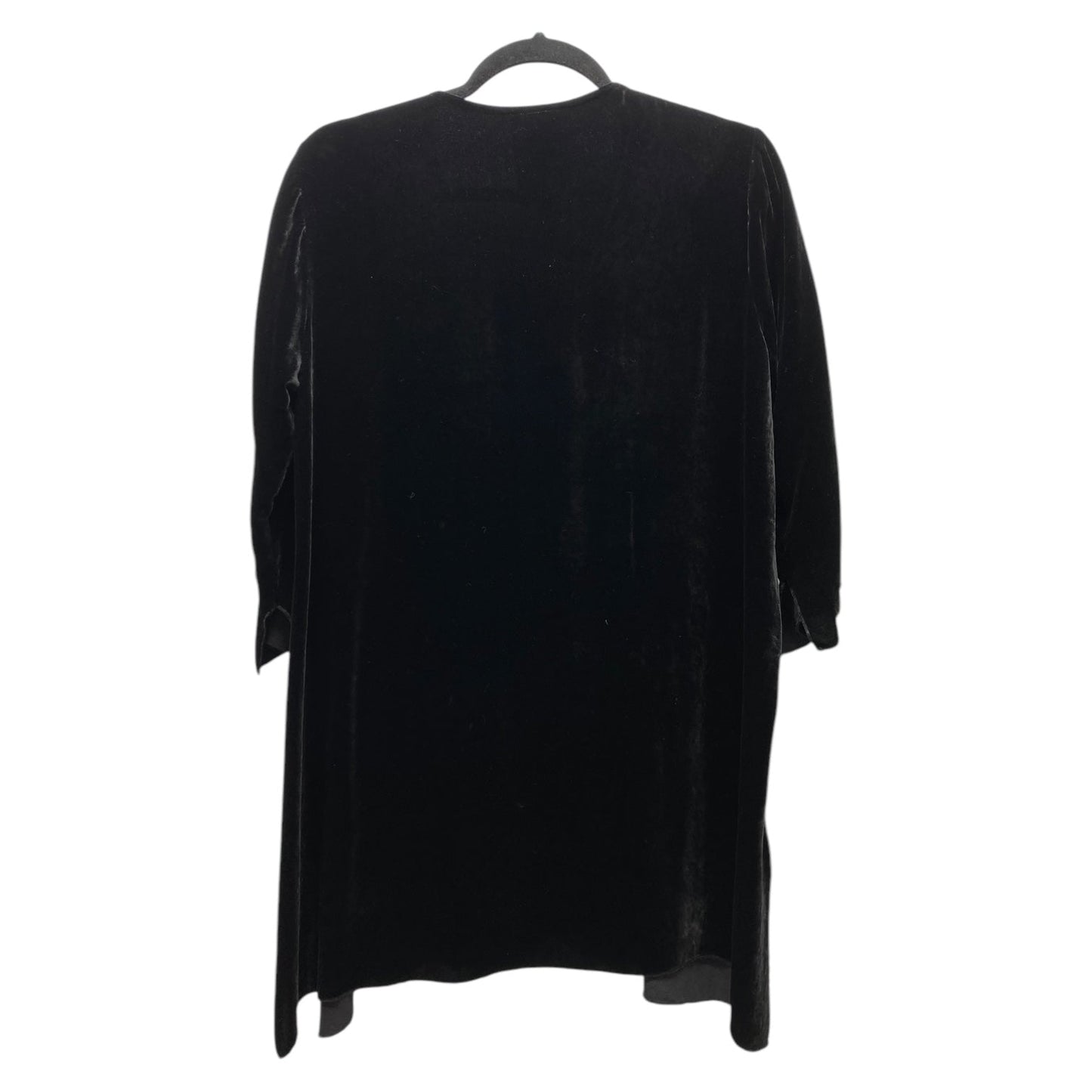 Top 3/4 Sleeve Designer By Johnny Was In Black, Size: S